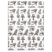 Tijdloze Egyptische Antieke Digitale Patronen Klembord (Achterkant)
