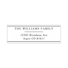 Tijdloze Elegance Classic retour adres Zelfinktende Stempel