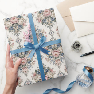Tijdloze Elegante Botanische Medaillons Cadeaupapier