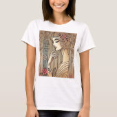 Tijdloze elegante sierlijke dame  Print T-shirt (Voorkant)