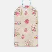 Tijdloze Elegante Theepartij Bruids Bruiloft Uitno Cadeaulabel (Achterkant)