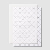 Tijdloze Elegante Trouwen Save the Date Vellum Uitnodigingen (Offset (Uitnodiging))