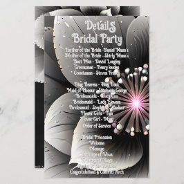 Tijdloze Elegantie: Black & Silver Blossom Wedding