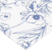  tijdloze elegantie Blauw Bloempatroon Tafelkleed (Gekanteld)