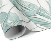 Tijdloze Elegantie: blauw en beige Cadeaupapier (Rol Hoek)