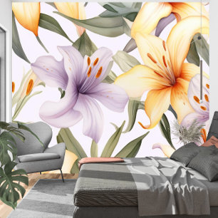Tijdloze Elegantie: Botanische Bloemen Behang