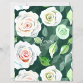 Tijdloze elegantie: bruiloft lunch Menu (Voorkant)