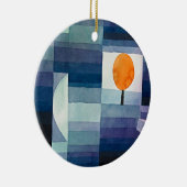 Tijdloze elegantie: de voorbode van de herfst keramisch ornament (Rechts)