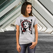 Tijdloze elegantie: film noir femme T-shirt