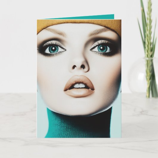 Tijdloze elegantie: iconisch modelportret uit de j (Voorkant)