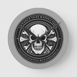 Tijdloze elegantie: op horloge geïnspireerd wandkl ronde klok