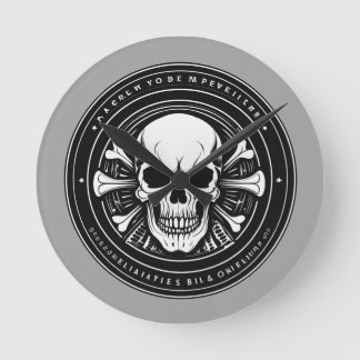 Tijdloze elegantie: op horloge geïnspireerd wandkl ronde klok