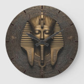 Tijdloze elegantie: oude farao klok (Voorkant)