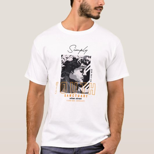 Tijdloze elegantie: oude Griekse sculptuur T-shirt (Voorkant)