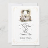 Tijdloze Elegantie Oude Rijkdom Oefenavondmaal Kaart (Voorkant)