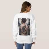 Tijdloze Elegantie: Premium Vrouwen T-shirt (Achterkant volledig)