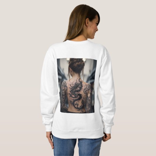 Tijdloze Elegantie: Premium Vrouwen T-shirt (Achterkant volledig)