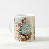 Tijdloze elegantie, Retro Xmas Koffiemok (Voorkant links)