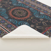 Tijdloze Elegantie Traditional Fabric  Charm Sherpa Deken (3/4)