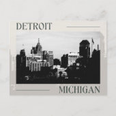 Tijdloze elegantie van Detroit, Michigan Briefkaart (Voorkant)