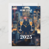 Tijdloze elegantie: welkom 2025 kaart (Voorkant)