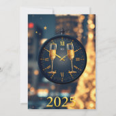 Tijdloze elegantie: welkom 2025 kaart (Achterkant)