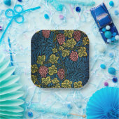 Tijdloze elegantie: William Morris Vine Pattern Papieren Bordje (Feest)