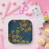 Tijdloze elegantie: William Morris Vine Pattern Papieren Bordje (Feest)