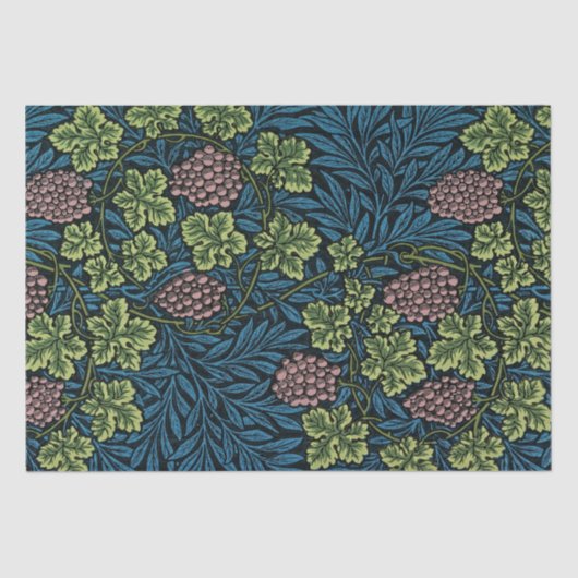 Tijdloze elegantie: William Morris Vine Pattern Tissuepapier (Voorkant)