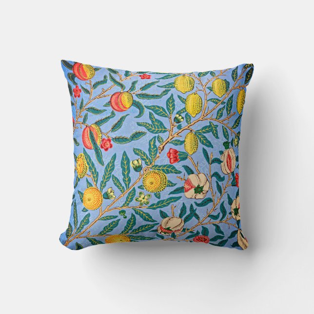 Tijdloze elegantie: William Morris's Four Fruits Kussen (Voorkant)