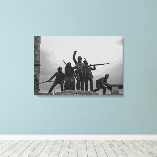 tijdloze erfenis canvas afdruk (Insitu (Houten vloer))