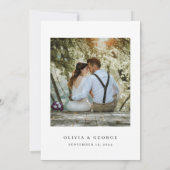 Tijdloze Eucalyptus Greenery Save the Date Kaart (Achterkant)