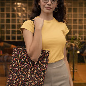 Tijdloze Flora Zwart Tas