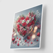Tijdloze Floral Beauty wandklok (Hoek)