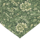 Tijdloze Franse groene boerderij elegantie Lange Tafelloper (Hoek)