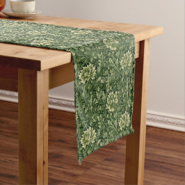 Tijdloze Franse groene boerderij elegantie Lange Tafelloper