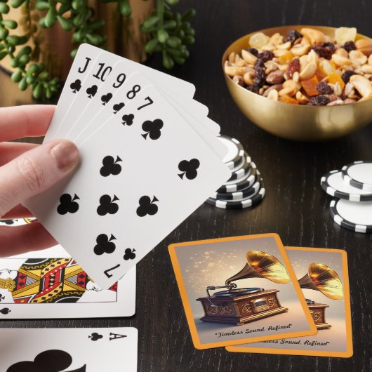 "Tijdloze geluidskwaliteit" Pokerkaarten (Insitu)