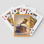 "Tijdloze geluidskwaliteit" Pokerkaarten (Achterkant)