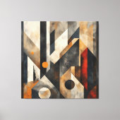 Tijdloze Geometrie Canvas Afdruk (Voorkant)