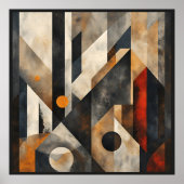 Tijdloze Geometrie Poster (Voorkant)
