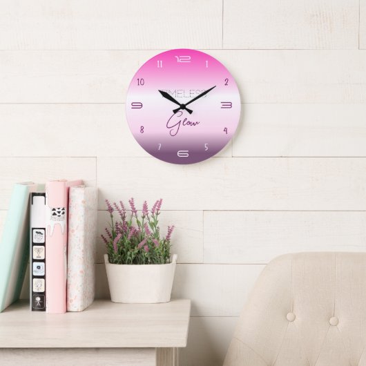 Tijdloze Glow Gradiënt Wandklok (Leeskamer)