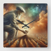 "Tijdloze groei" wandklok