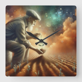 "Tijdloze groei" wandklok