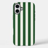 Tijdloze groene strepen Case-Mate iPhone case (Achterkant)