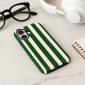 Tijdloze groene strepen Case-Mate iPhone case