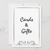 Tijdloze Hand getrokken zwaan Kaarten en geschenke (Voorkant)