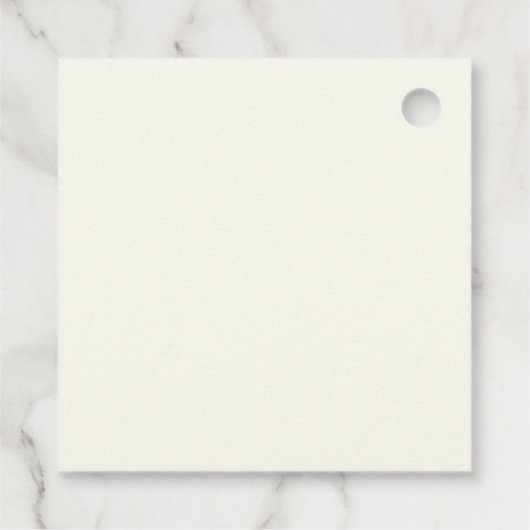 Tijdloze Handgetekende Bruids Bruiloft Chic Bedank Bedankjes Labels (Achterkant)