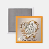 "Tijdloze hartliefde" Magneet (Voorkant / Achterkant)