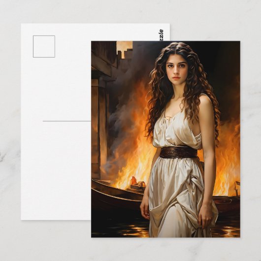 Tijdloze Helen: de katalysator van Troy Briefkaart (Voorkant / Achterkant)