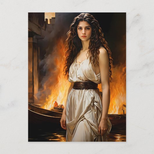 Tijdloze Helen: de katalysator van Troy Briefkaart (Voorkant)